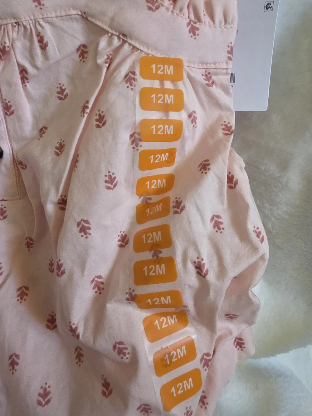 Carter's Pink Floral  Romper Set
